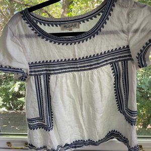 Madewell Embroidered Top